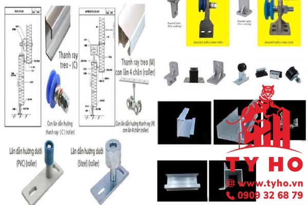 [2026] Cập nhật hệ phụ kiện cửa panel trượt chuẩn, êm ái cho công trình hiện đại